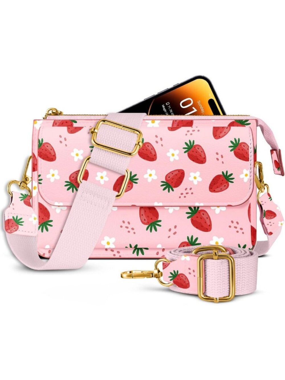 Stylish Vertical Crossbody Phone Purse Bag for Women - Perfect for On-the-Go!